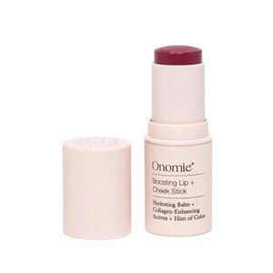 ONOMIE Boosting Lip +‎ Cheek Hydrating & Collagen Stick Tamar- Wine 8g NIB